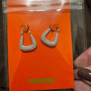 FouFou Silver Hoop Earrings